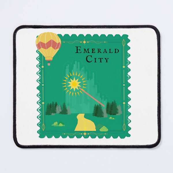 Item preview, Emerald City | Bookish Stamps designed and sold by Nyxander's Bookish Catalogue.