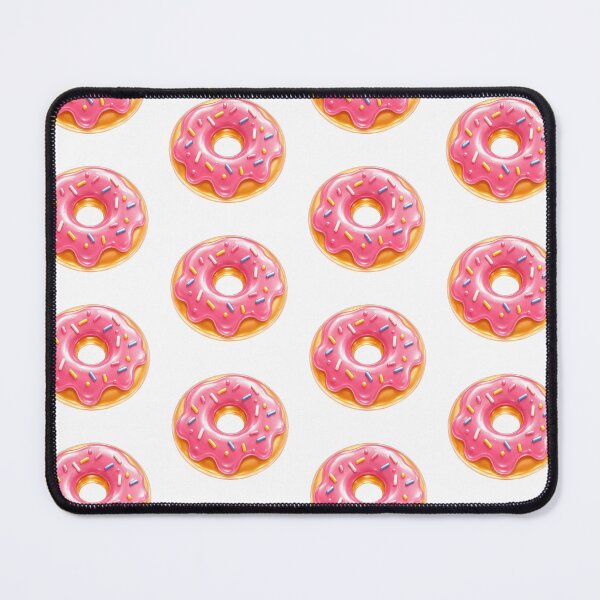 Item preview, Pink Glazed Donut with Sprinkles Cute Kawaii Food Aesthetic designed and sold by EatPrayLive.