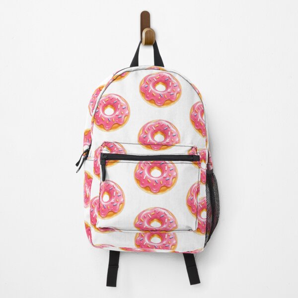 Item preview, Pink Glazed Donut with Sprinkles  Cute Kawaii Food Aesthetic designed and sold by EatPrayLive.
