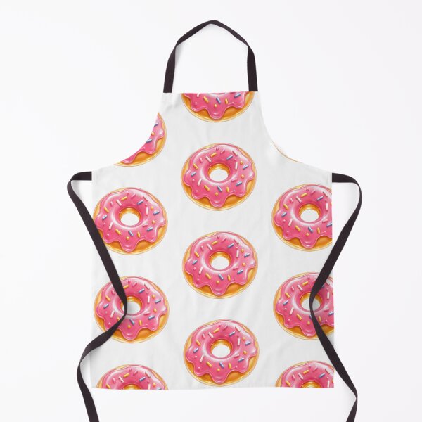 Item preview, Pink Glazed Donut with Sprinkles Cute Kawaii Food Aesthetic designed and sold by EatPrayLive.