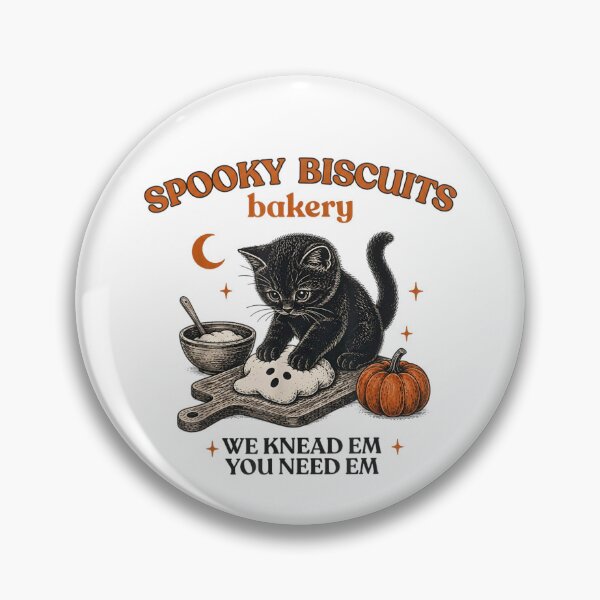 Item preview, Kitty Biscuits Spooky Season Spooky Biscuits Bakery Cat designed and sold by LASTIQUE-dd.