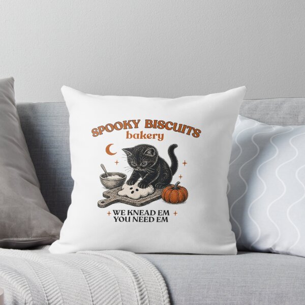 Item preview, Kitty Biscuits Spooky Season Spooky Biscuits Bakery Cat designed and sold by LASTIQUE-dd.