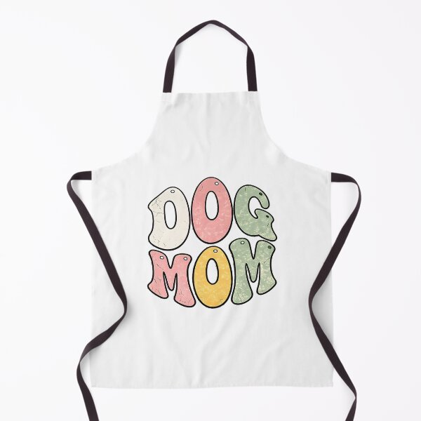 Item preview, Retro Dog Mom Vintage Wavy Typography Design designed and sold by VIBECANVASSHOP .