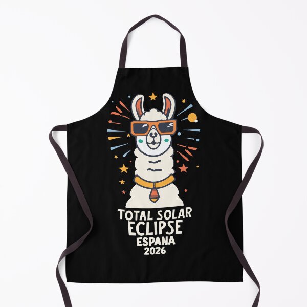 Item preview, España 2026 Total Solar Eclipse with a Cool Llama – Funny Astronomy Design designed and sold by EmeraldeaArt.