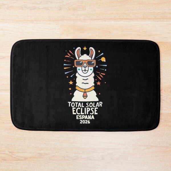 Item preview, España 2026 Total Solar Eclipse with a Cool Llama – Funny Astronomy Design designed and sold by EmeraldeaArt.