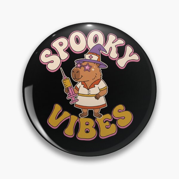Item preview, Capybara Nurse Halloween Spooky Vibes Retro Groovy designed and sold by MTRBSK11.