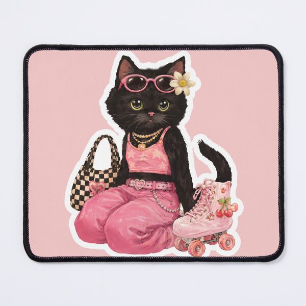 Item preview, tropical kitty pink cherry y2k designed and sold by sara747.