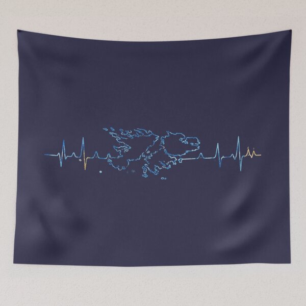 Item preview, Falklands in the Heart II – Watercolor Heartbeats designed and sold by Esencia Argentina.