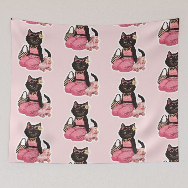Item preview, tropical kitty pink cherry y2k designed and sold by sara747.