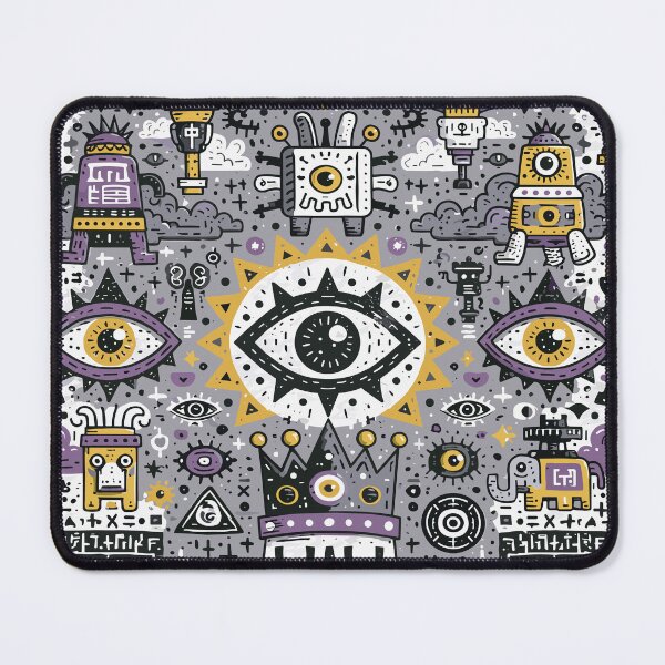 Item preview, Surreal Cosmic Eye King Doodle designed and sold by Romgora.