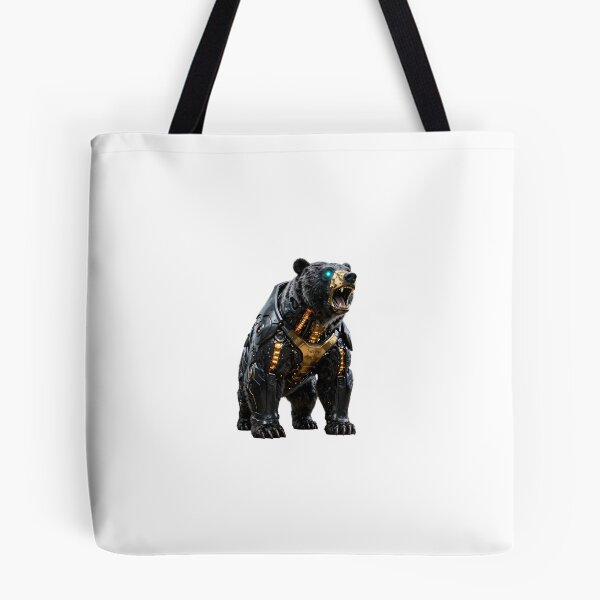 Item preview, The Vantablack Bear - Dark Luxury Wall Street & Stoic Art designed and sold by Chrome cinematic.