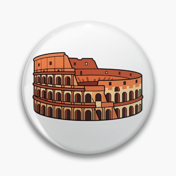 Item preview, Minimalist Rome Colosseum Vinyl Sticker – Cute Die-Cut Decal for Laptops, Water Bottles & Planners designed and sold by T9 Store.