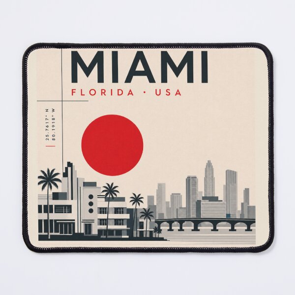 Item preview, Miami swiss style poster designed and sold by CMYKStudio.