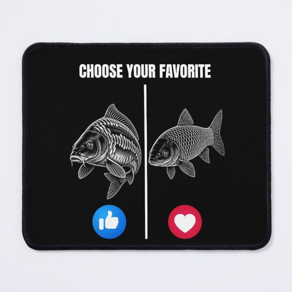Item preview, Choose Your Favorite - Funny Mirror Vs Grass Carp Angler designed and sold by GeekAnglerStore.