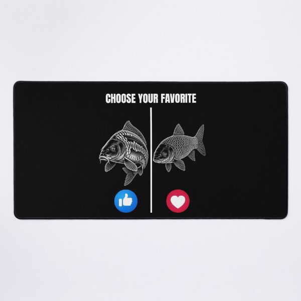 Item preview, Choose Your Favorite - Funny Mirror Vs Grass Carp Angler designed and sold by GeekAnglerStore.