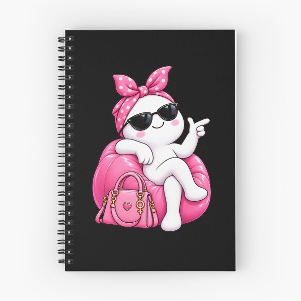 Item preview, Women’s Equality Day – Pink Power Kawaii Girl Sticker - Blacl backgroud designed and sold by StickyDelights.