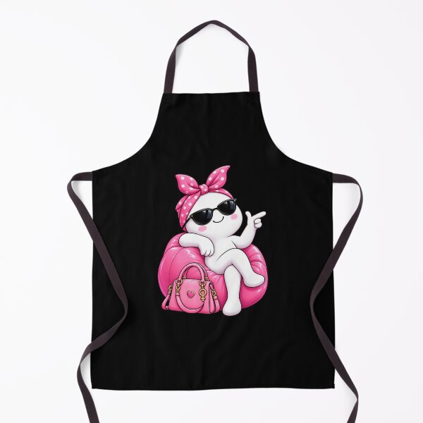 Item preview, Women’s Equality Day – Pink Power Kawaii Girl Sticker - Blacl backgroud designed and sold by StickyDelights.