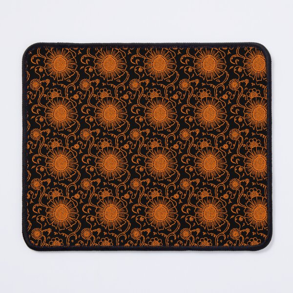 Item preview, Orange floral vines designed and sold by OrangeKoi.
