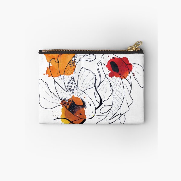 Item preview, KOI FISH WATERCOLOR DOTS designed and sold by designxtravel.