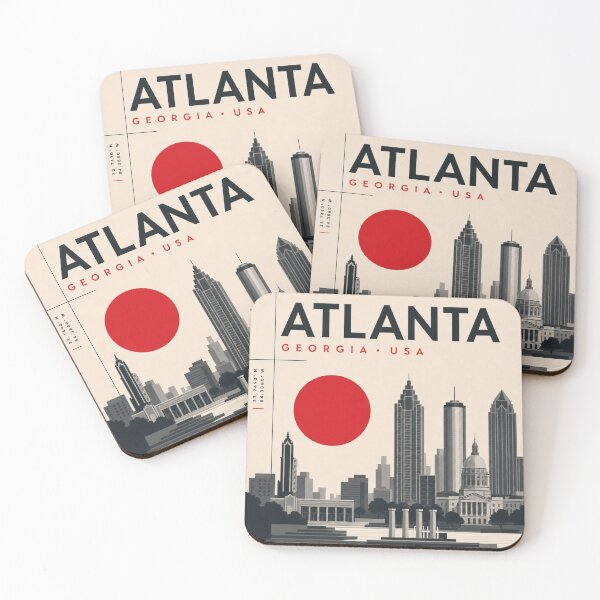 Item preview, Atlanta swiss style poster designed and sold by CMYKStudio.