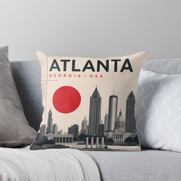Item preview, Atlanta swiss style poster designed and sold by CMYKStudio.