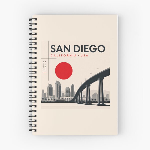 Item preview, San Diego swiss style poster designed and sold by CMYKStudio.