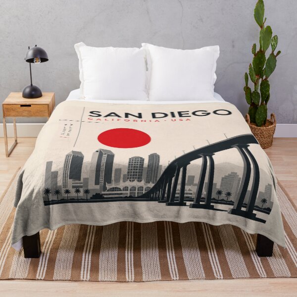 Item preview, San Diego swiss style poster designed and sold by CMYKStudio.