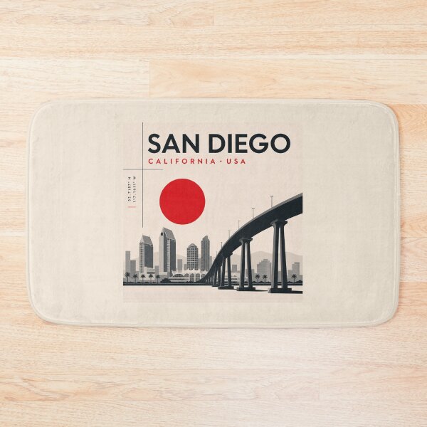 Item preview, San Diego swiss style poster designed and sold by CMYKStudio.