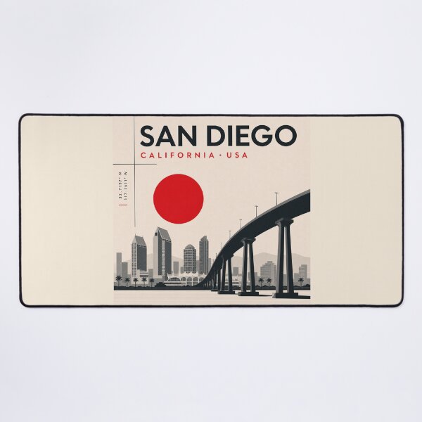 Item preview, San Diego swiss style poster designed and sold by CMYKStudio.