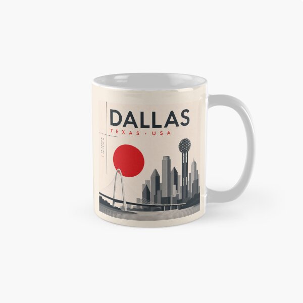 Item preview, Dallas swiss style poster designed and sold by CMYKStudio.