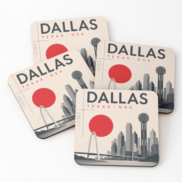 Item preview, Dallas swiss style poster designed and sold by CMYKStudio.