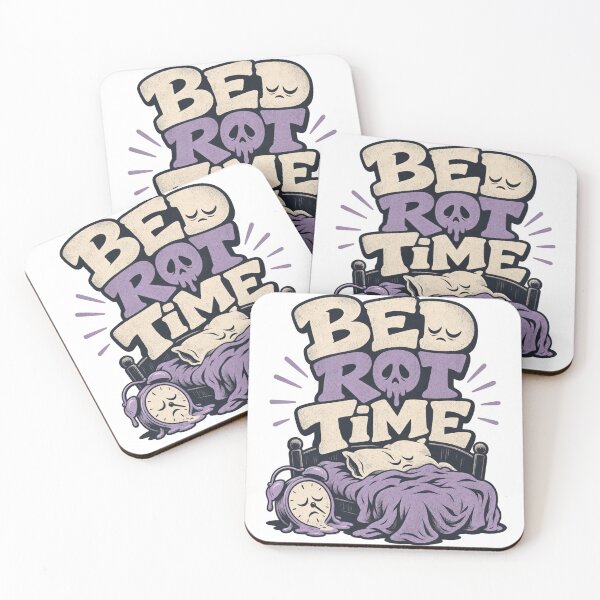Item preview, Bed Rot Cozy Sleepy Skull Lazy Day T-Shirt designed and sold by BearLoveDesign.