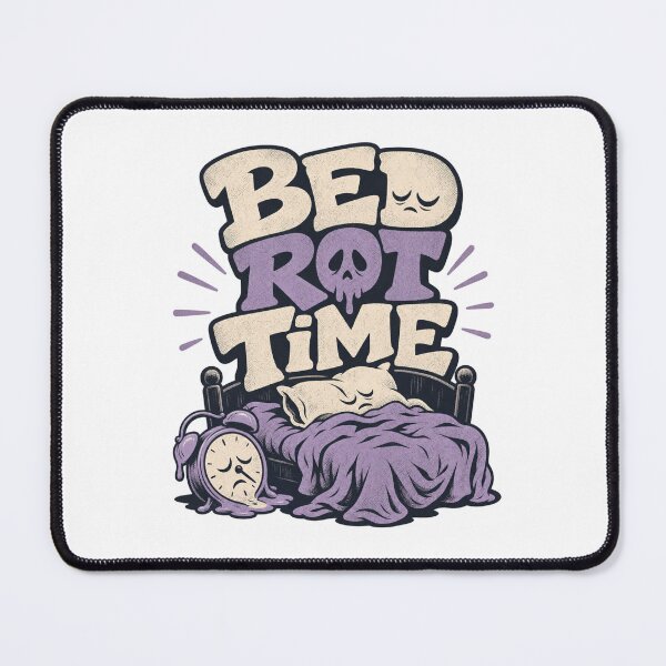 Item preview, Bed Rot Cozy Sleepy Skull Lazy Day T-Shirt designed and sold by BearLoveDesign.