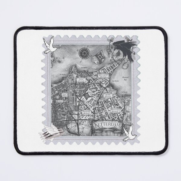 Item preview, Ketterdam, Kerch | Bookish Stamps designed and sold by Nyxander's Bookish Catalogue.
