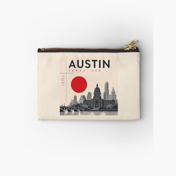 Item preview, Austin swiss style poster designed and sold by CMYKStudio.