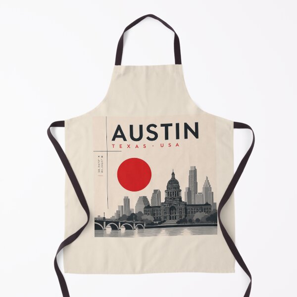 Item preview, Austin swiss style poster designed and sold by CMYKStudio.