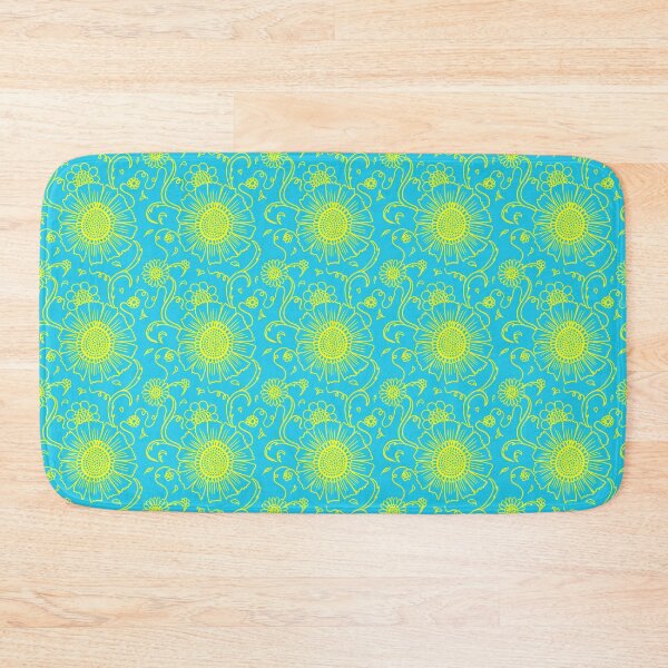 Item preview, Yellow floral vines designed and sold by Studio Ukiyo.