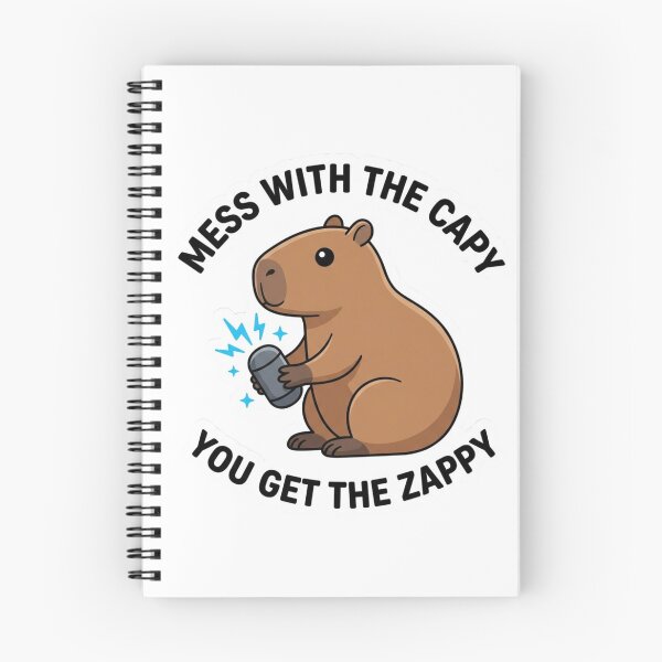 Item preview, Mess With The Capy You Get The Zappy Funny Taser Capybara designed and sold by raedattia.