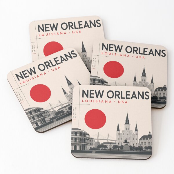 Item preview, New Orleans swiss style poster designed and sold by CMYKStudio.