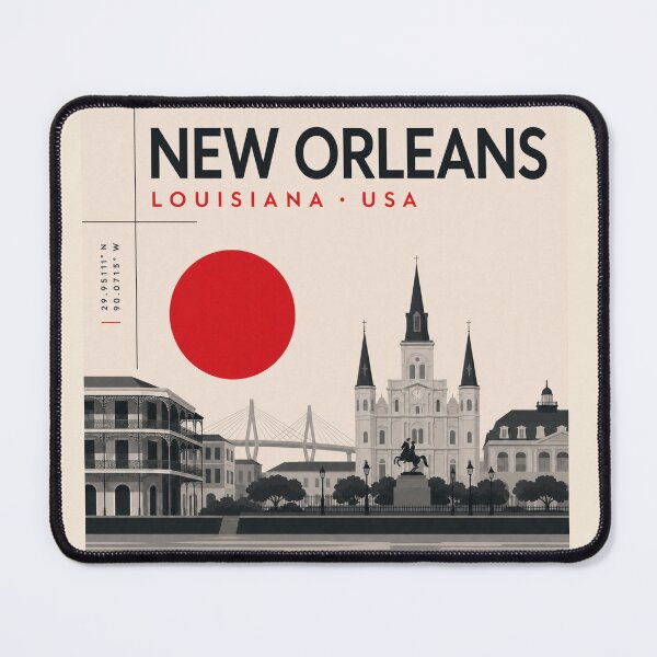 Item preview, New Orleans swiss style poster designed and sold by CMYKStudio.