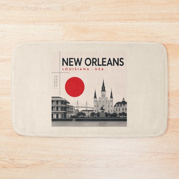 Item preview, New Orleans swiss style poster designed and sold by CMYKStudio.