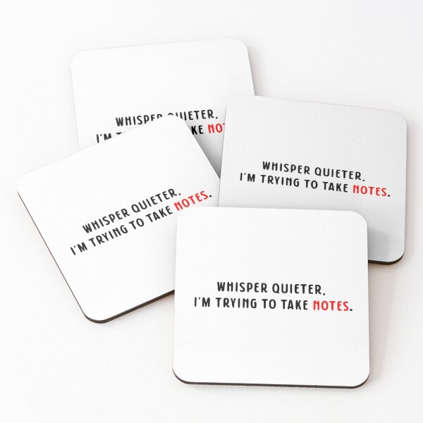 Item preview, NOTES | QUOTE T-SHIRT  designed and sold by OVERHEARD IT | BRAND.