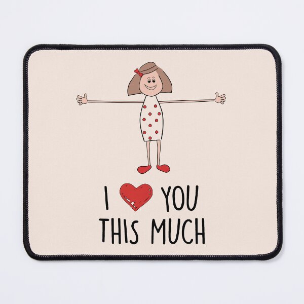 Item preview, I Love You This Much Cute Gift designed and sold by Teedefy.