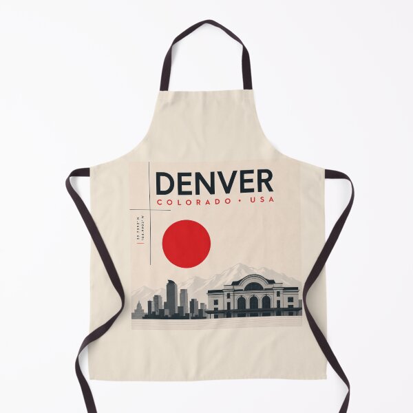 Item preview, Denver swiss style poster designed and sold by CMYKStudio.