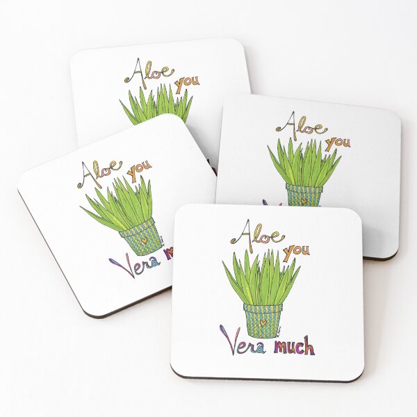 Item preview, Aloe You Very Much (Love you very much!) designed and sold by ArtByAbend.