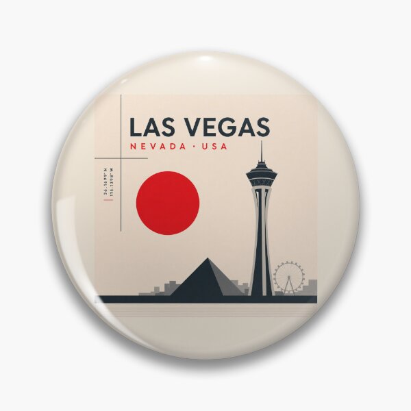 Item preview, Las Vegas swiss style poster designed and sold by CMYKStudio.