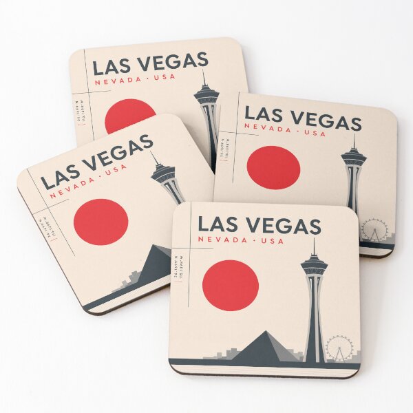 Item preview, Las Vegas swiss style poster designed and sold by CMYKStudio.