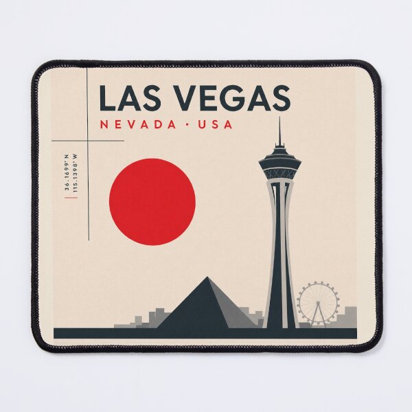 Item preview, Las Vegas swiss style poster designed and sold by CMYKStudio.