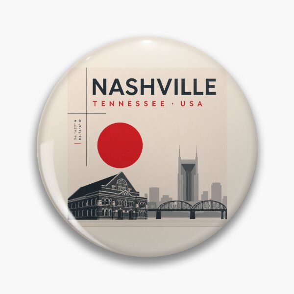 Item preview, Nashville swiss style poster designed and sold by CMYKStudio.