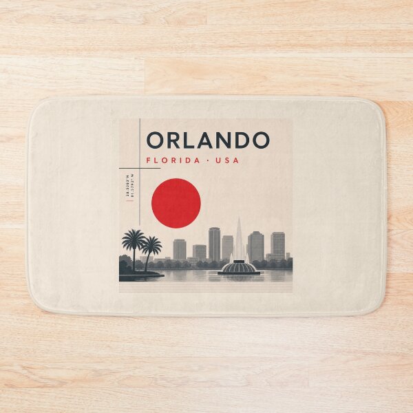 Item preview, Orlando swiss style poster designed and sold by CMYKStudio.